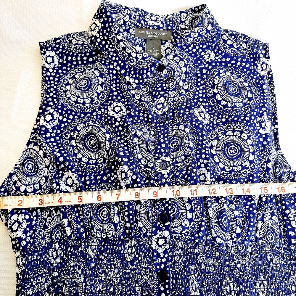 Chelsea & Theodore Brand " The Bohemian to the Max" 100% cotton maxi dress. - Picture 3 of 4